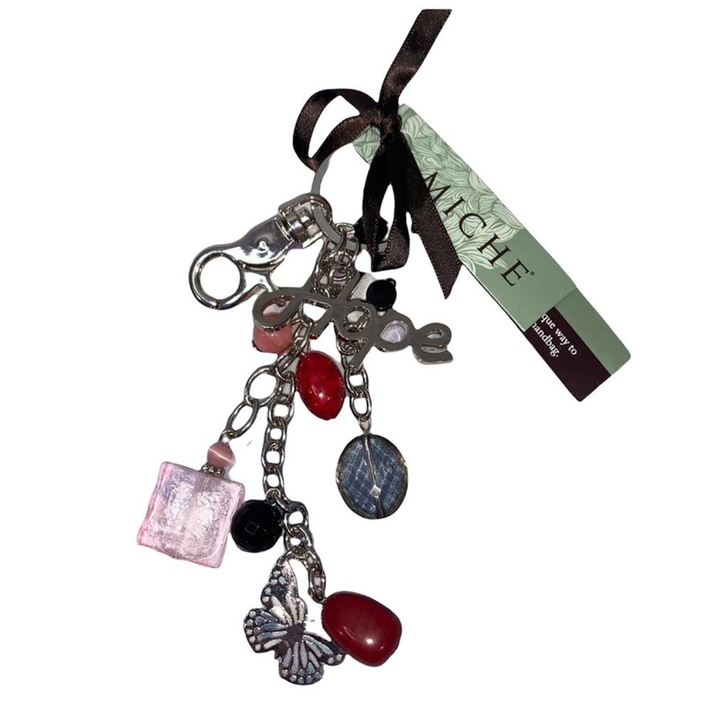 NWT Miche Hope Purse Charm Keychain Beaded Bag Charm Inspirational